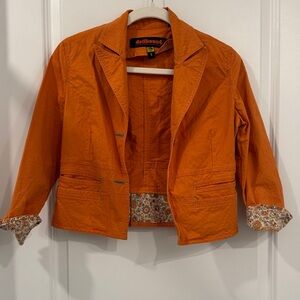 Dollhouse Women's Vibrant Orange Blazer